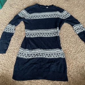My favorite sweater dress! Perfect for dressing up in the cooler months!